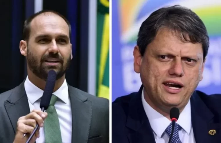 Eduardo Bolsonaro recua e destaca boa conversa com Tarcísio