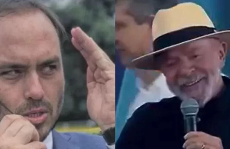 Carlos Bolsonaro se desespera após Lula “humilhar” seu pai