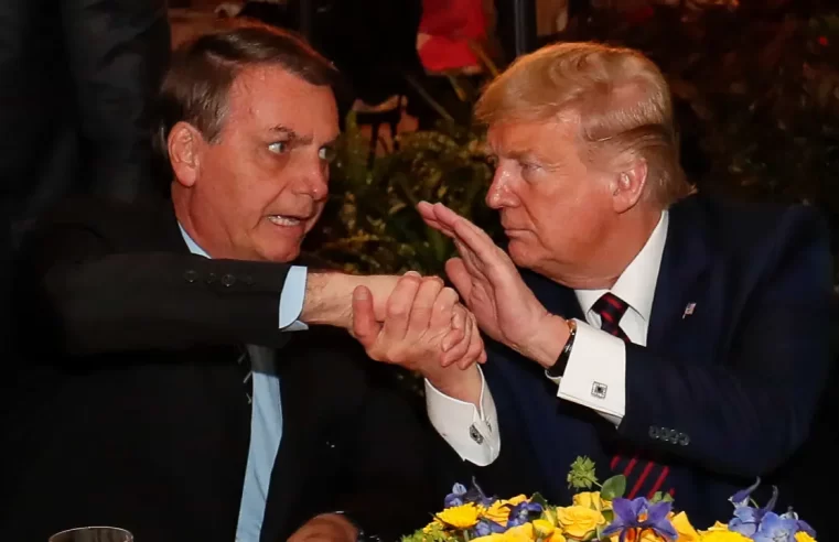 “Deixem Bolsonaro em paz”: Trump defende ex-presidente e chama processo de “caça às bruxas”