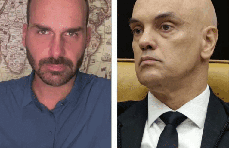 Eduardo Bolsonaro acusa Moraes de “vida incompatível com renda do STF” e sugere sanções internacionais